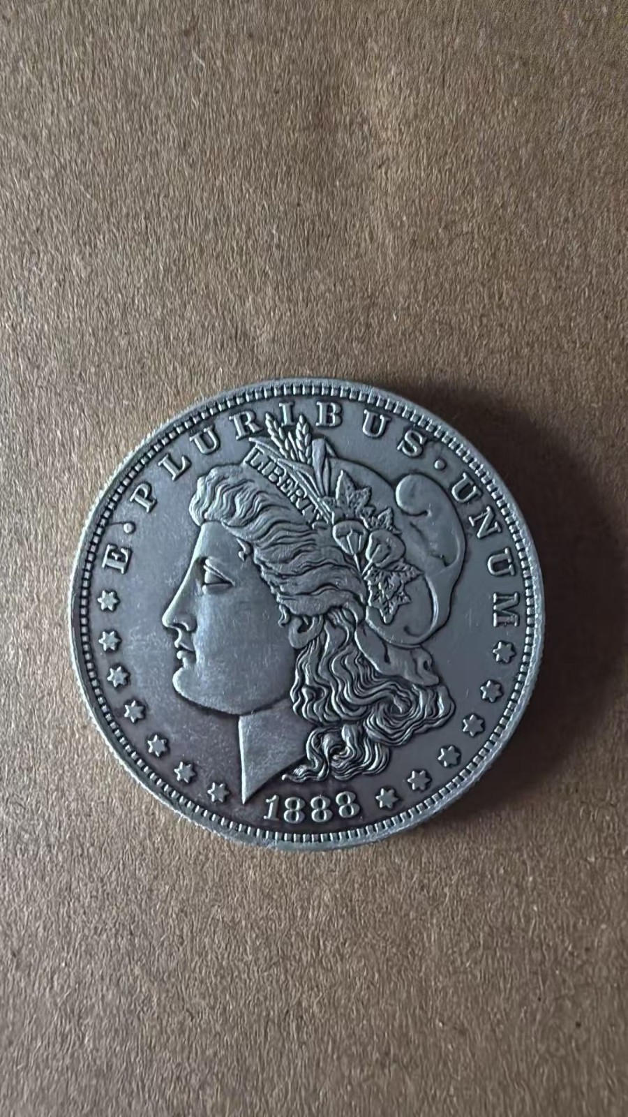 1888 S Liberty Head Morgan Vintage Historical Collectible