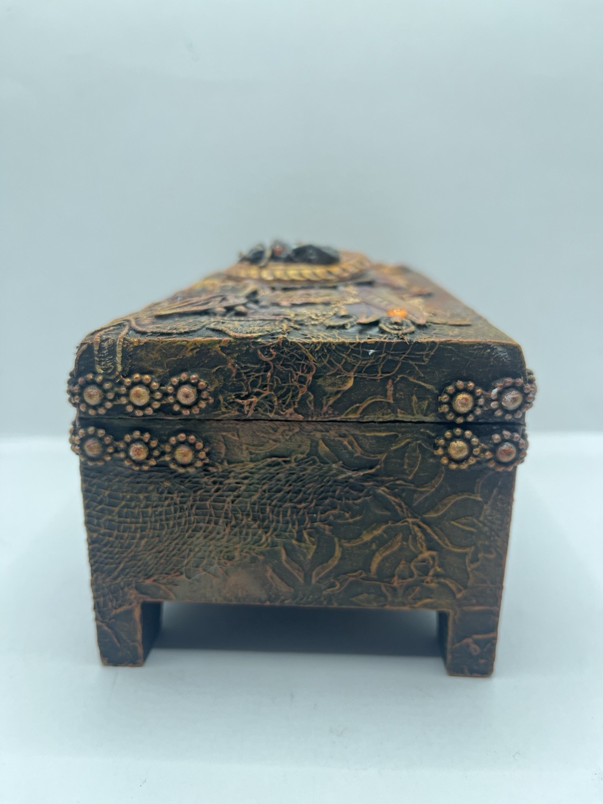 Steampunk Style Treasure Chest/Keepsake Box