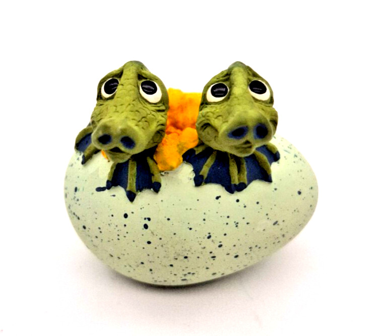 Genesis Creations Carol Lynn Penny Draglet Dragon Hatchlings Scotland Figurine