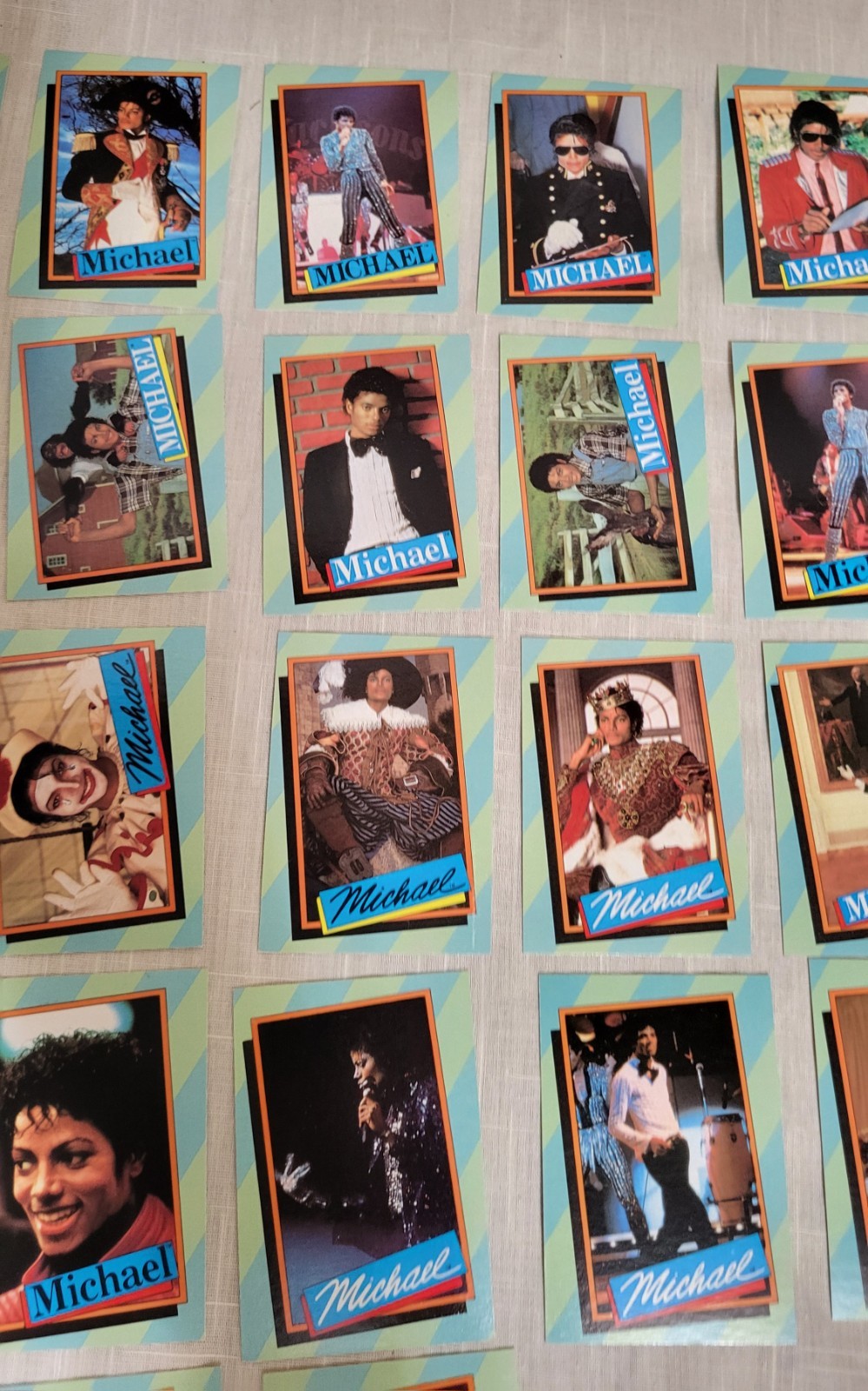 MICHAEL JACKSON 1984 TOPPS COMPLETE SET OF 66 CARDS #218