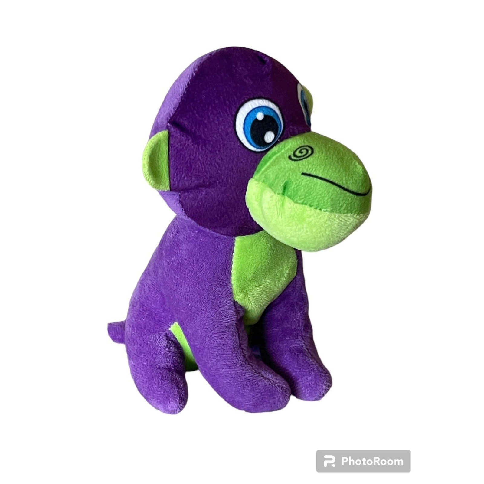 A&A Global Industries Purple Green Monkey Plush Stuffed Animal