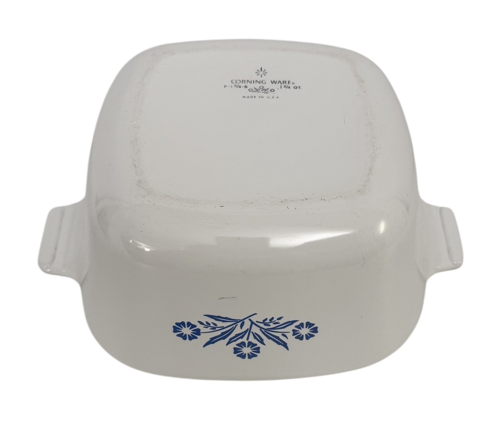 Corning Ware Blue Cornflower P-2 1/2-B 2.5 Qt Casserole Baking Dish 8×8 USA