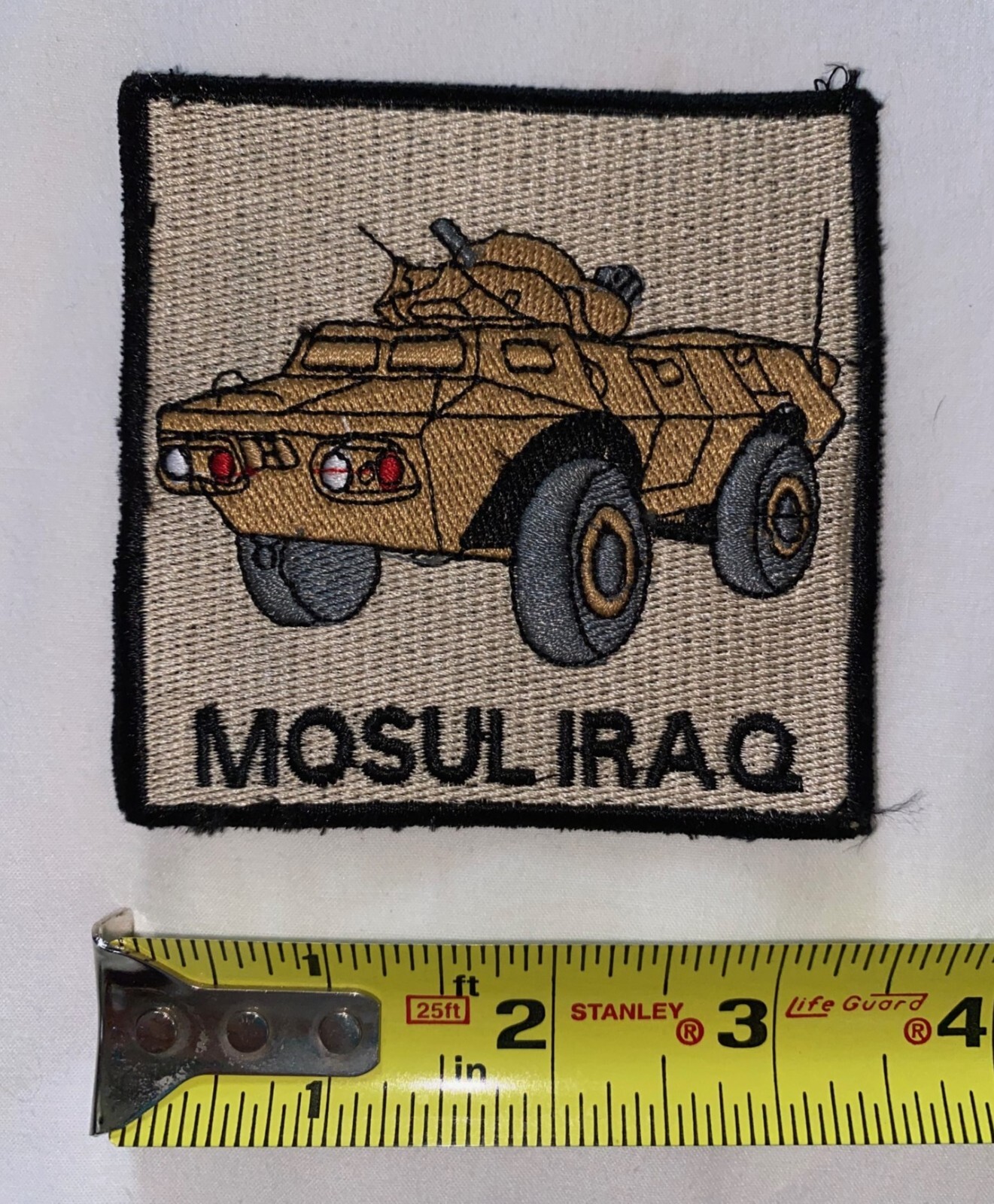 Iraq War theater-made M1117 ASV Guardian Patch Mosul OIF Operation Iraqi Freedom