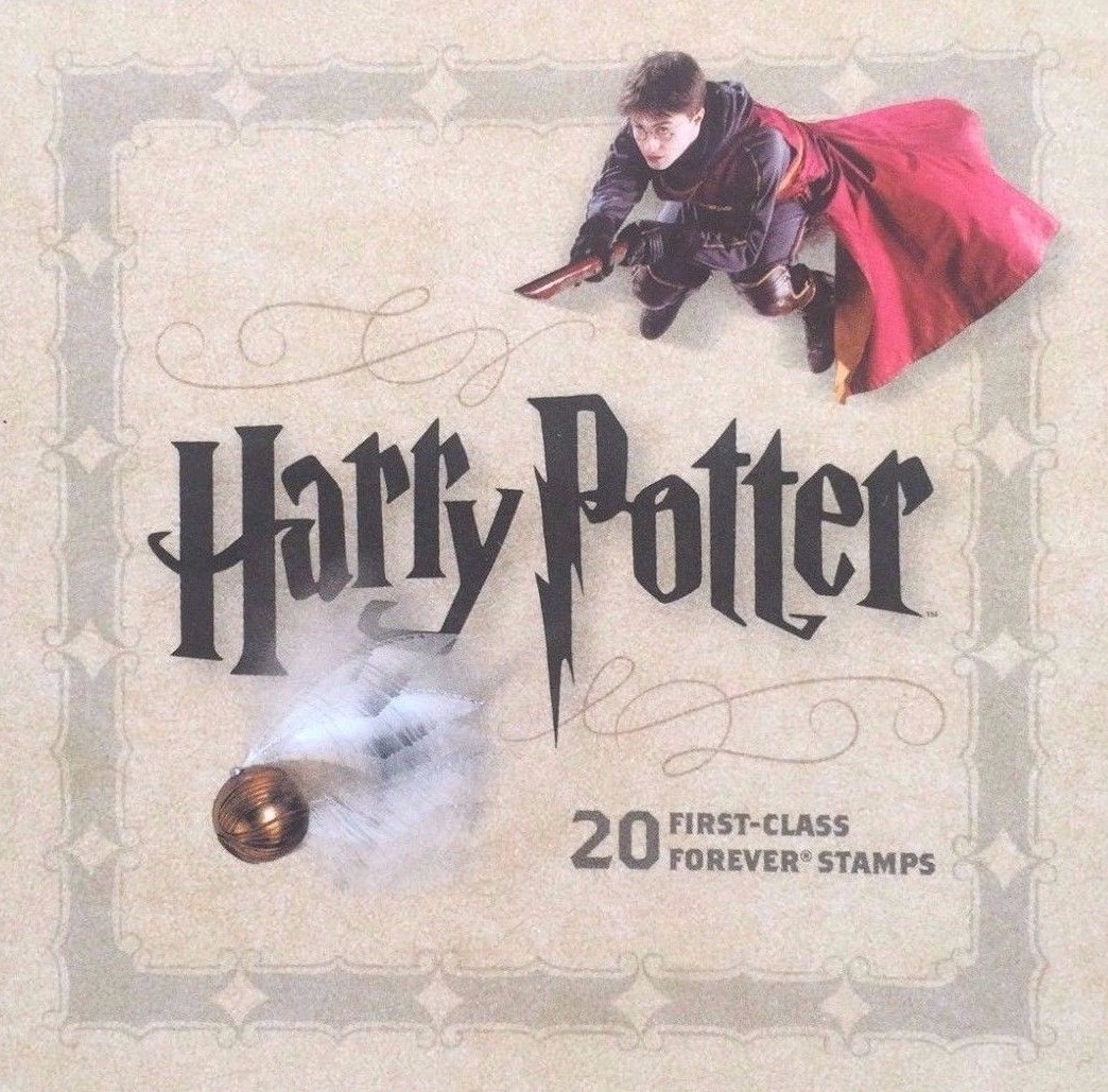 HARRY POTTER Booklet 20 First Class FOREVER Postage STAMPS COLLECTIBLE USA 2013