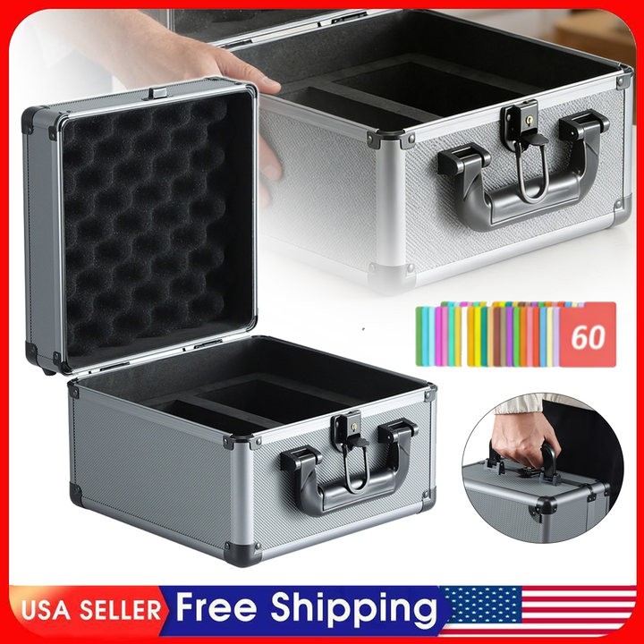 Graded Card Storage Box Waterproof Lockable 60-Capacity Case for PSA/BGS/SGC Sla