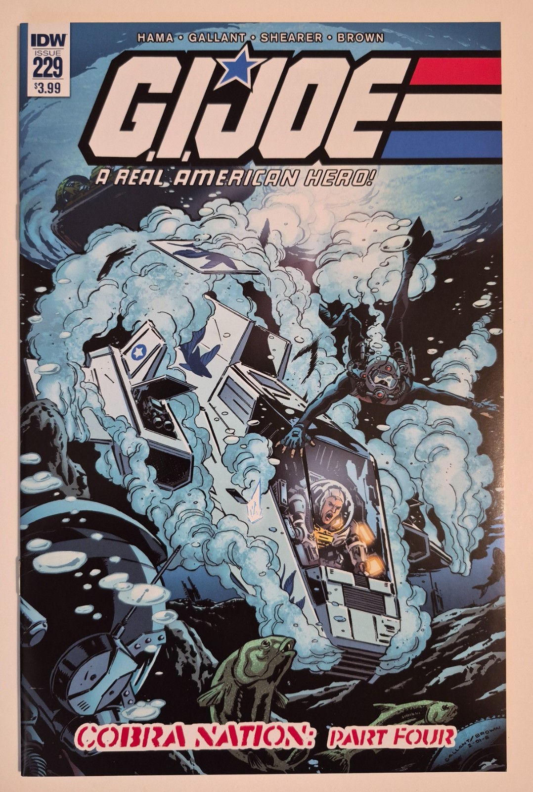 G.I. Joe, A Real American Hero #229 (2016, IDW) NM Larry Hama Low Print Run