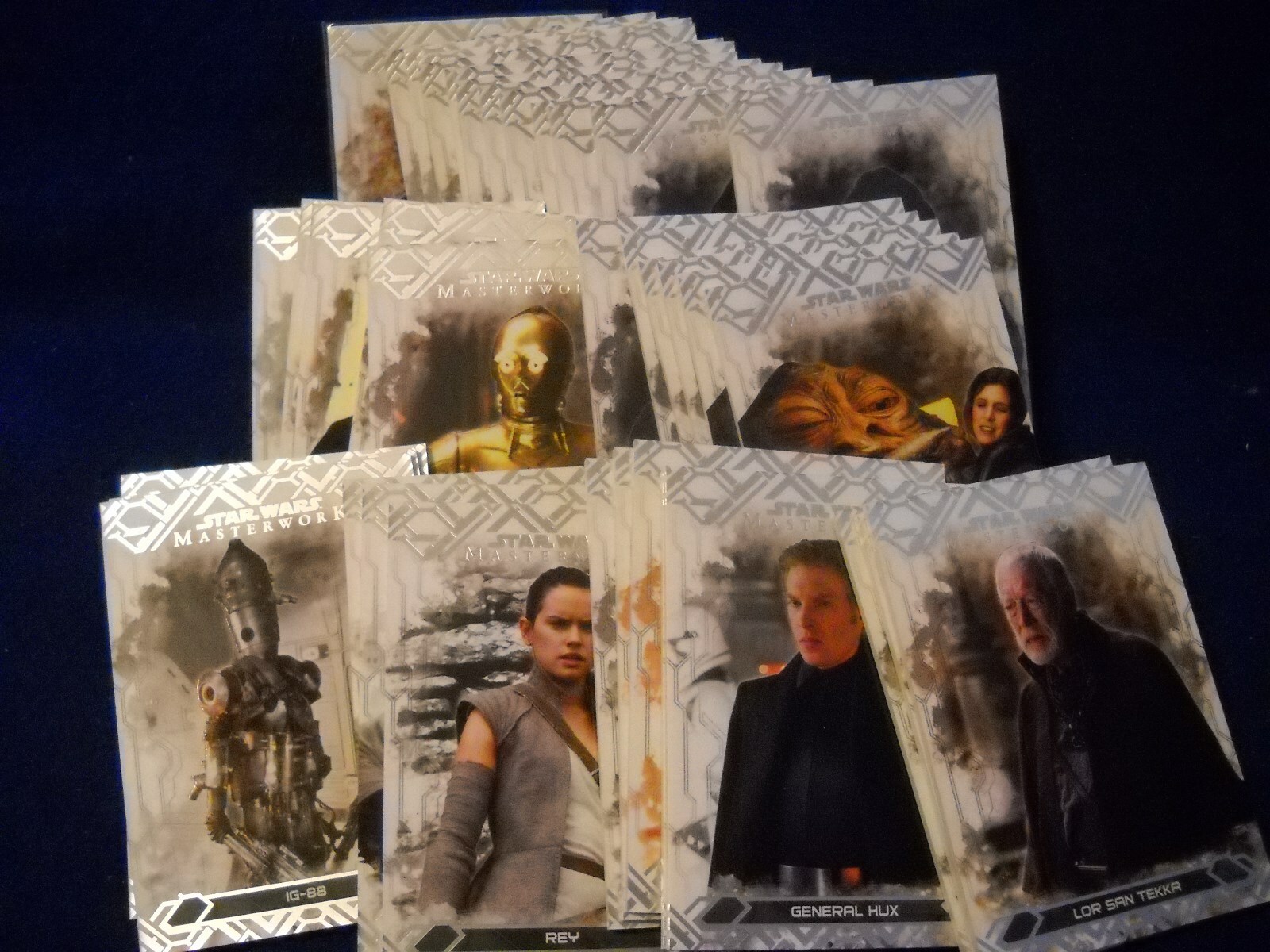 2017 Topps Star Wars Masterwork BASE & BLUE Parallel AR,HH,LP Cards U-Pick-1