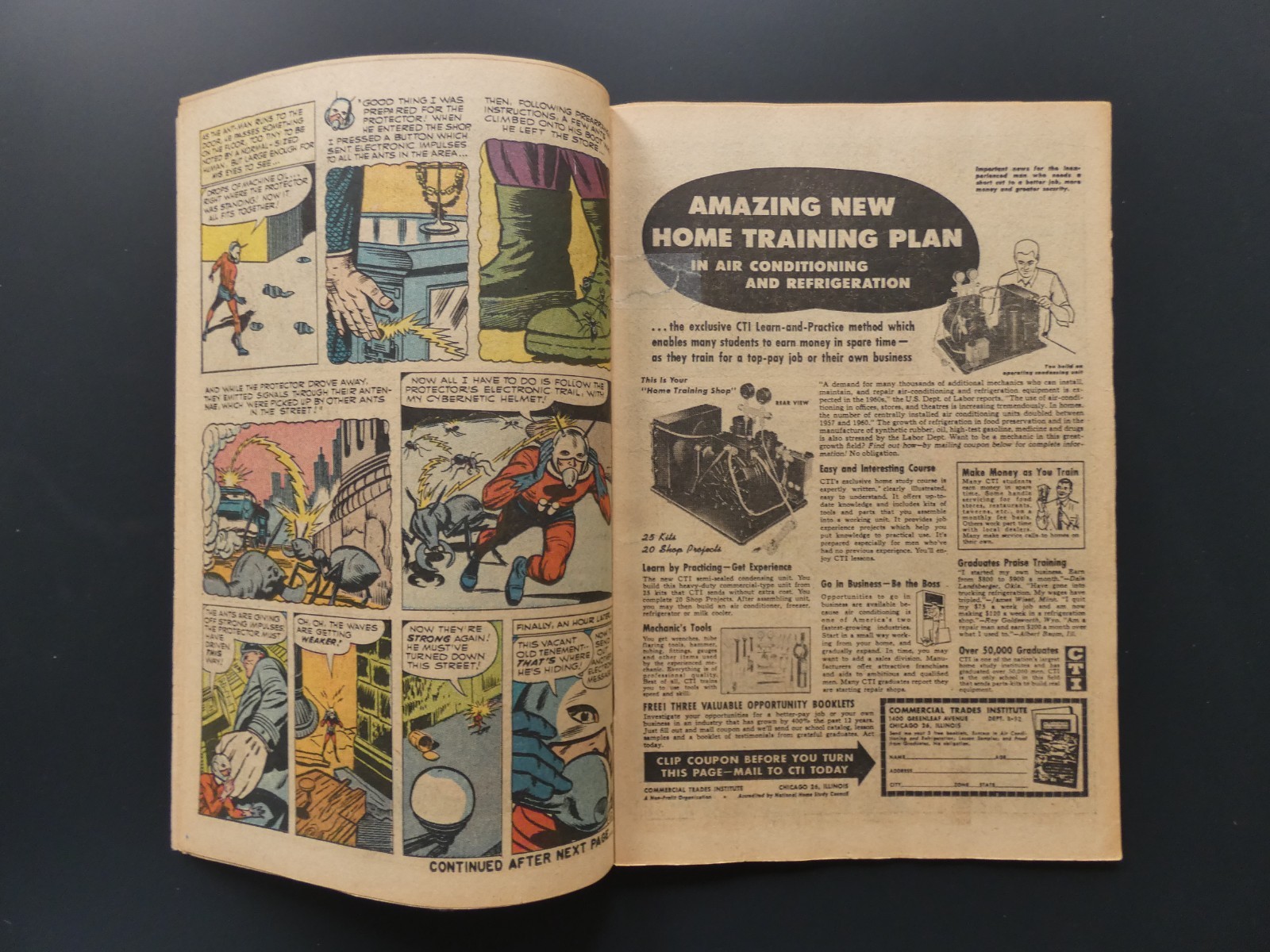 Tales to Astonish #37. 4th App of Ant Man. 1962. Missing ad pages