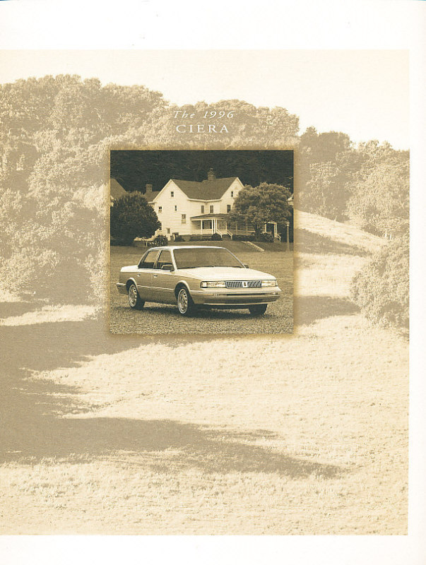 1996 Oldsmobile Cutlass Ciera Sales Brochure Original