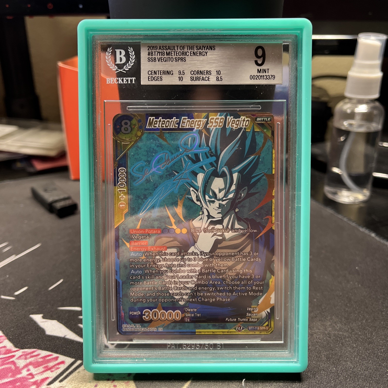 Dragon Ball Masters BT7-118 Meteoric Energy SSB Vegito – BGS 9.5