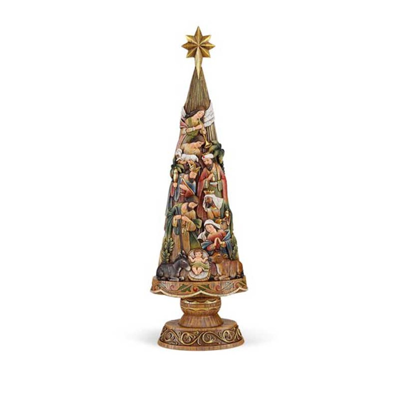 Nativity Set, Nativity Christmas Tree Figure 30″ High, Christmas Gifts