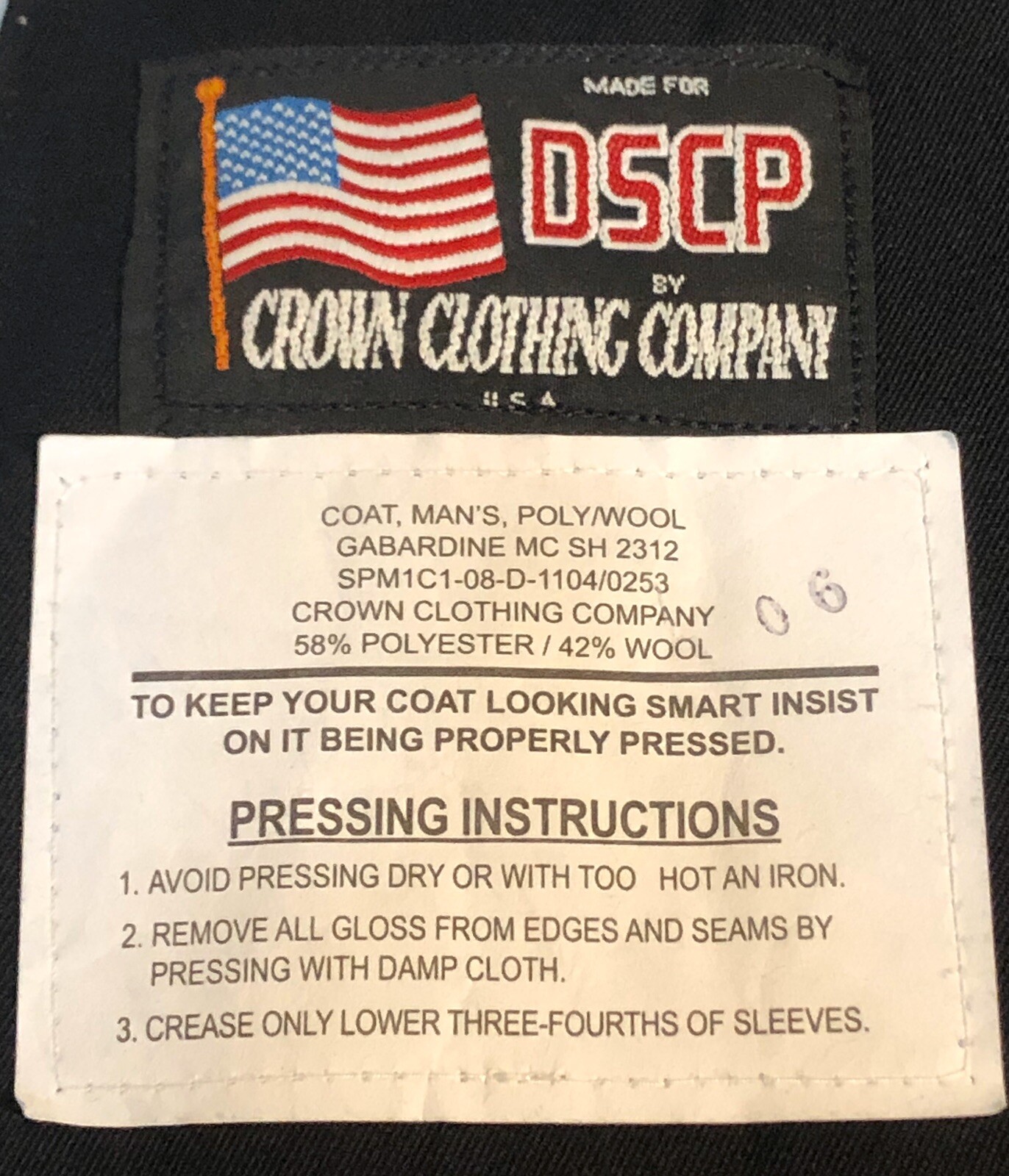 USMC MEN’S 40R DRESS COAT BLUE MC 2312 POLY WOOL BLUES UNIFORM TUNIC TOP MARINE