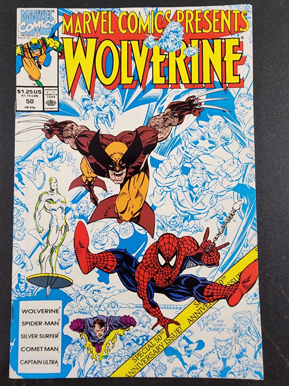 Marvel Comics Presents #48, 49, 50 Erik Larsen Wolverine vs Spider-Man Story