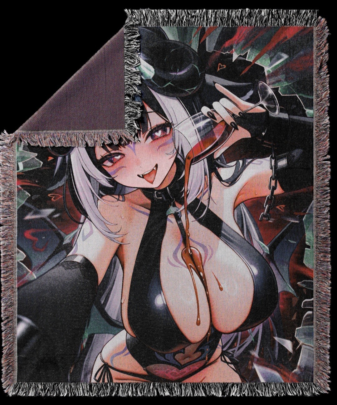 GamerSupps Shylily Waifu VTuber Creator Collab Blanket New