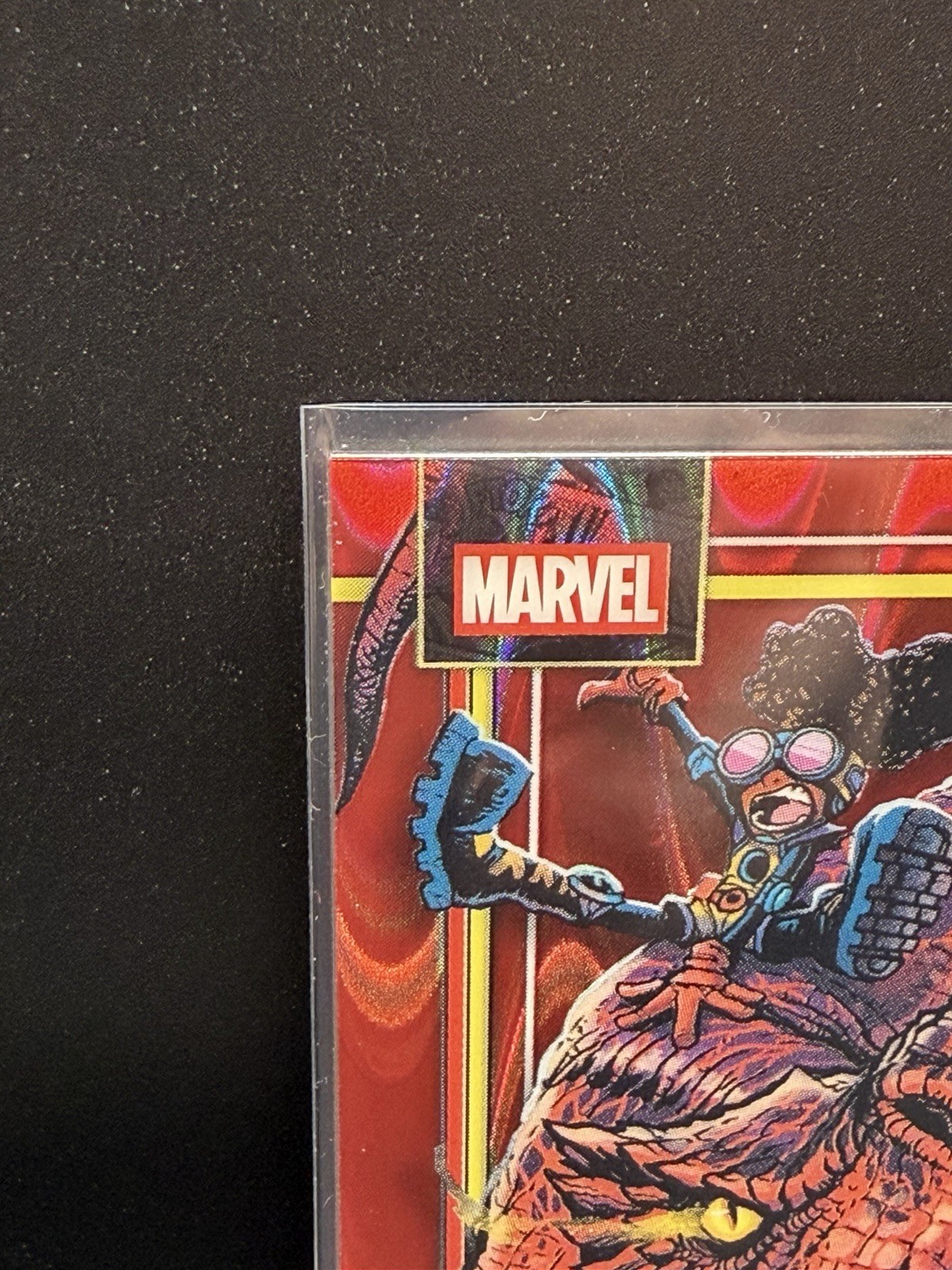 2026 Topps Chrome Marvel 110 Devil Dinosaur Red Refractor SP 3/5