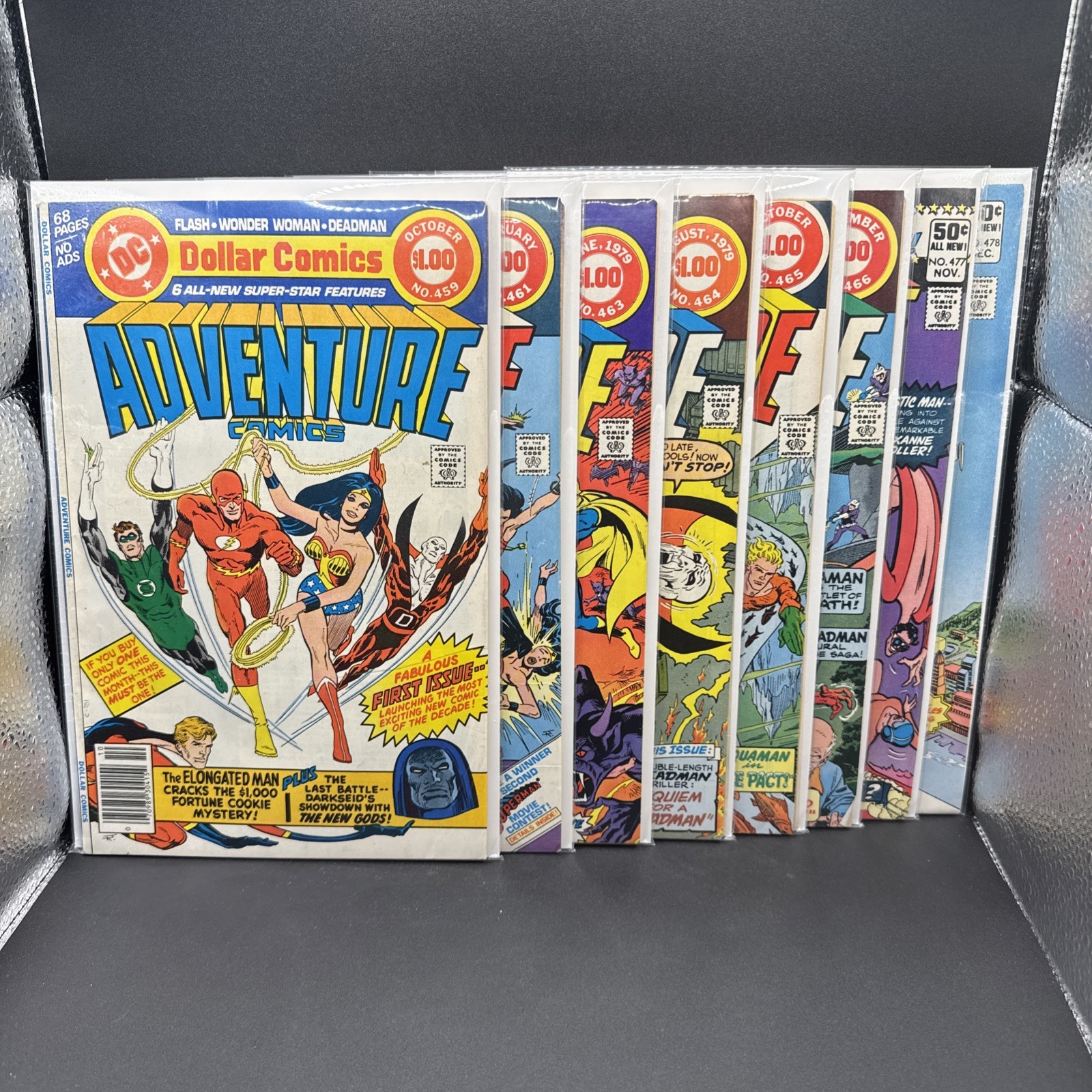 Adventure Comics 459 461 463 464 465 466 477 & 478 DC Comics 1978 (G28)(7)