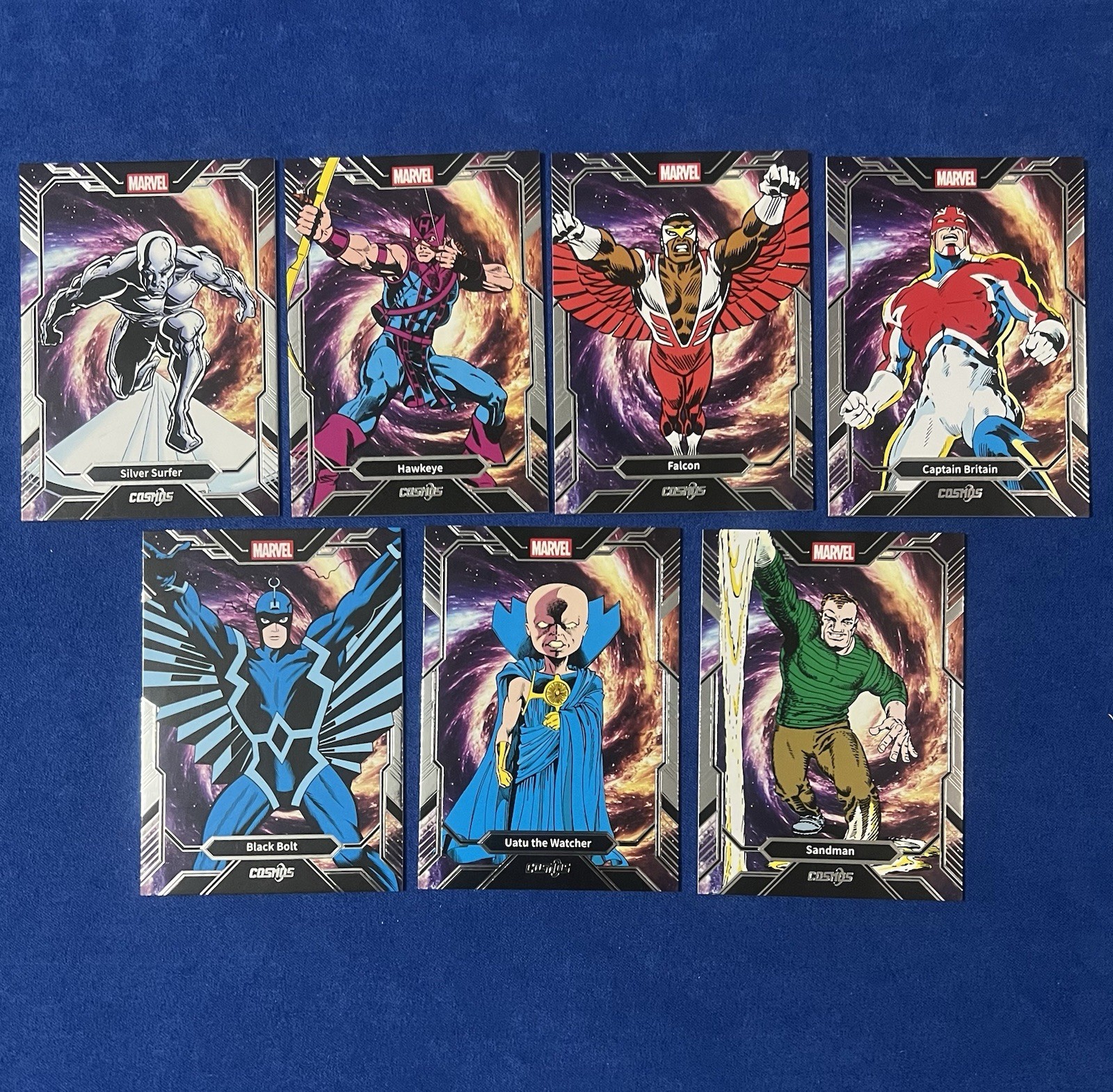 2025 Kakawow Marvel Cosmos – Lot of 7 – Silver Surfer, Hawkeye, Falcon, & More!