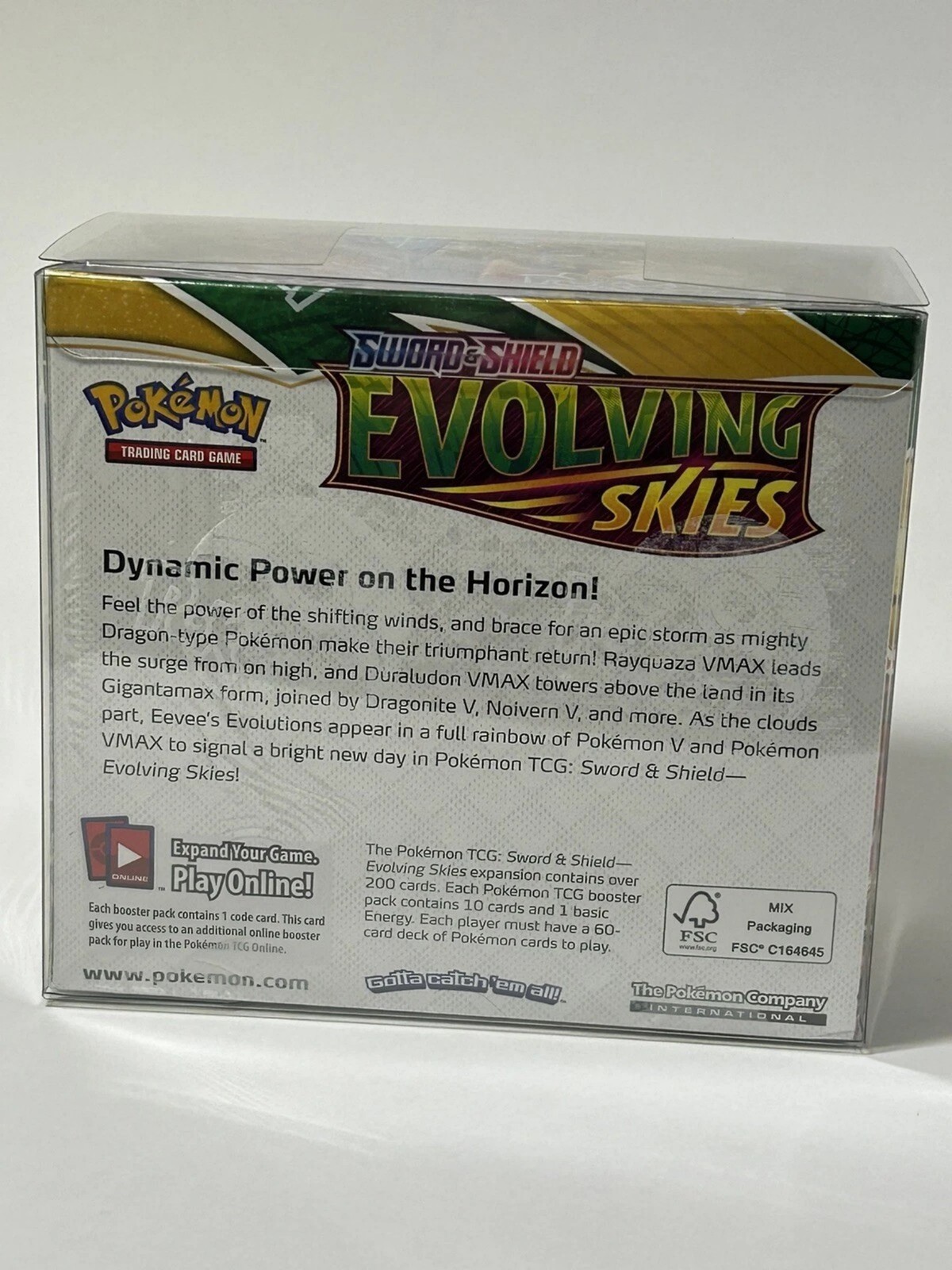 5/10 Pcs Dust Scratch Resistant Case For Pokemon TCG Booster Box Free Ship US