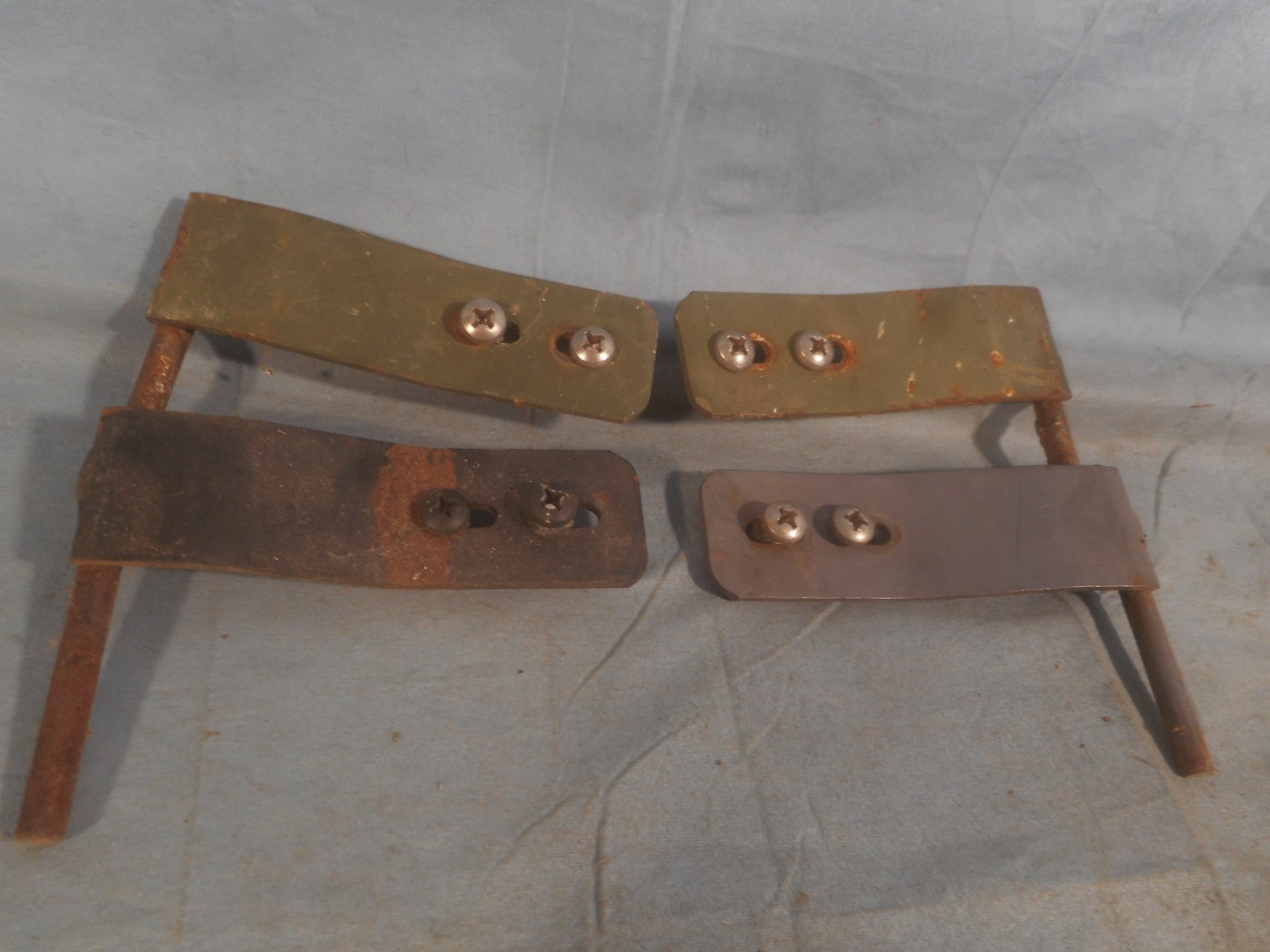 Vintage Set of 4 MILITARY SURPLUS HMMWV DOOR HINGES M998 TRUCK- US ARMY