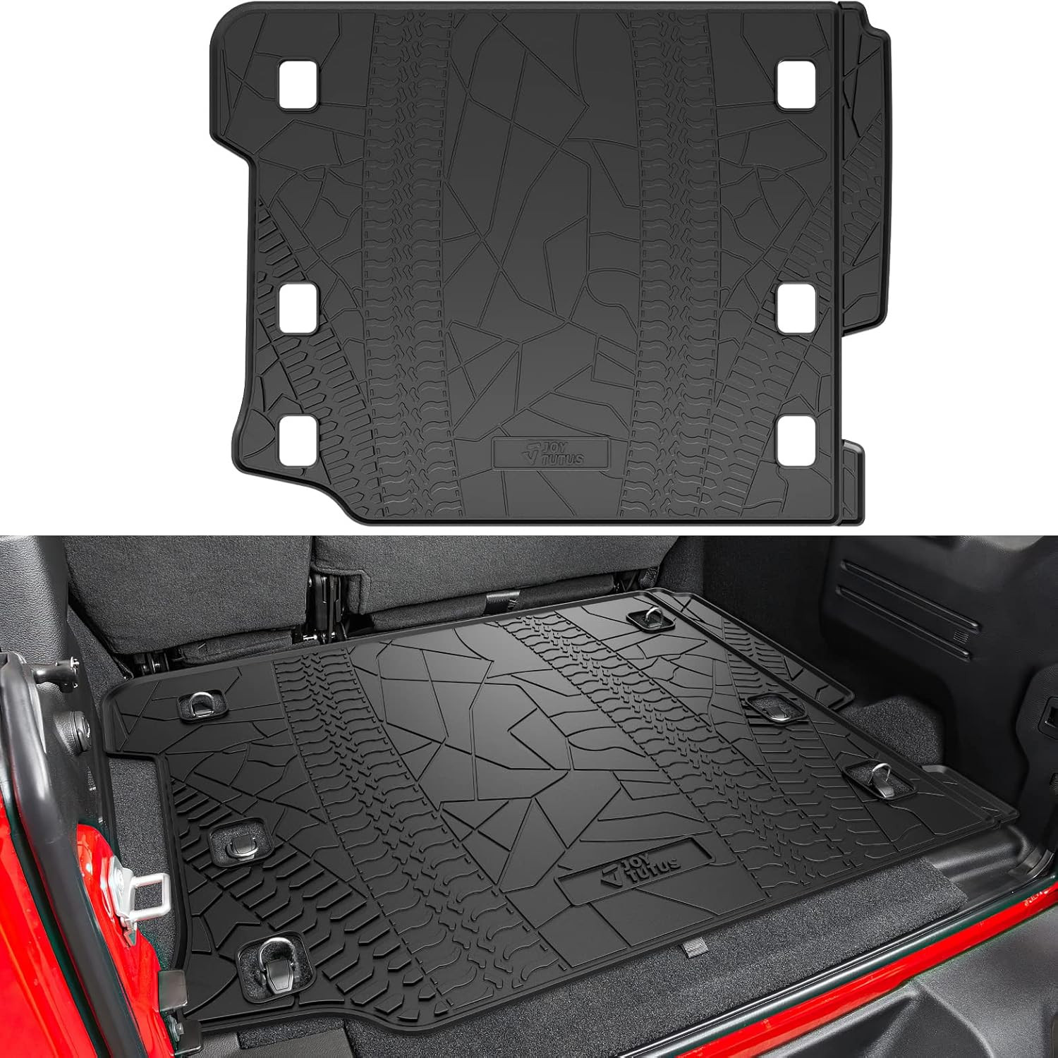 Heavy Duty Waterproof Cargo Mat for 2018-2026 Wrangler JL 4X4