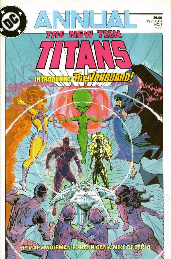 New Teen Titans New Titans Annual #1 FN 1985 Stock Image