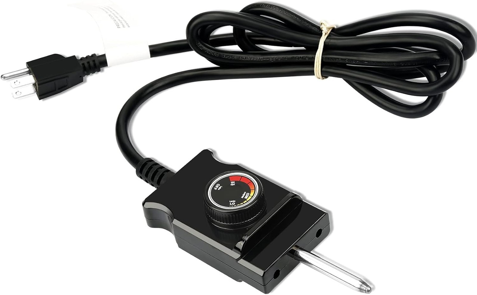 Power Cord for Electric Smoker Grill Thermostat Control Replacement 5.9 ft