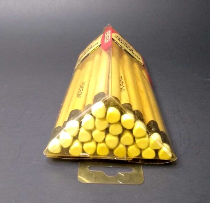 Unsharpened Pentech Pure Triangular No 2 Lead Pencils, Real Wood, Lot of 23, NIB