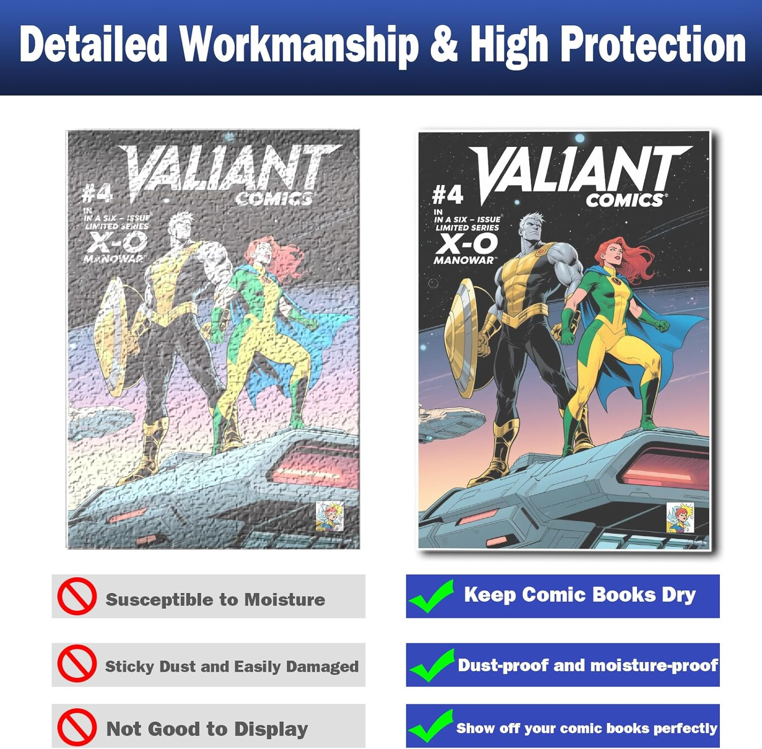 200Ct Current Comic Book Bags Resealable,3.5 Mil Thick Comic Book Sleeves,Acid-F