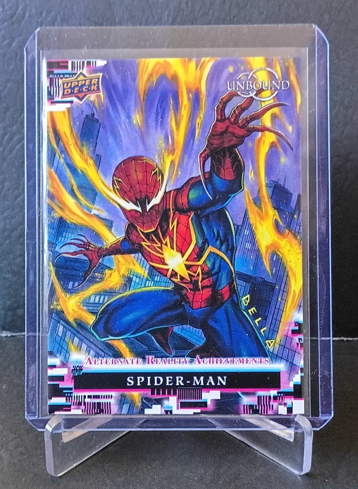 2024 Marvel Unbound Alternate Reality Achievements SPIDER-MAN #AR-1 Year 4 Bella