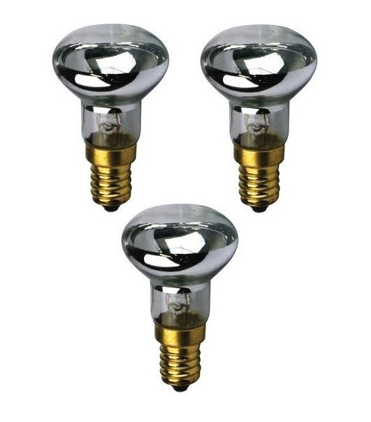 Set of 3, R39 E17 Replacement Light Bulb Motion Lamp 30W Reflector Type