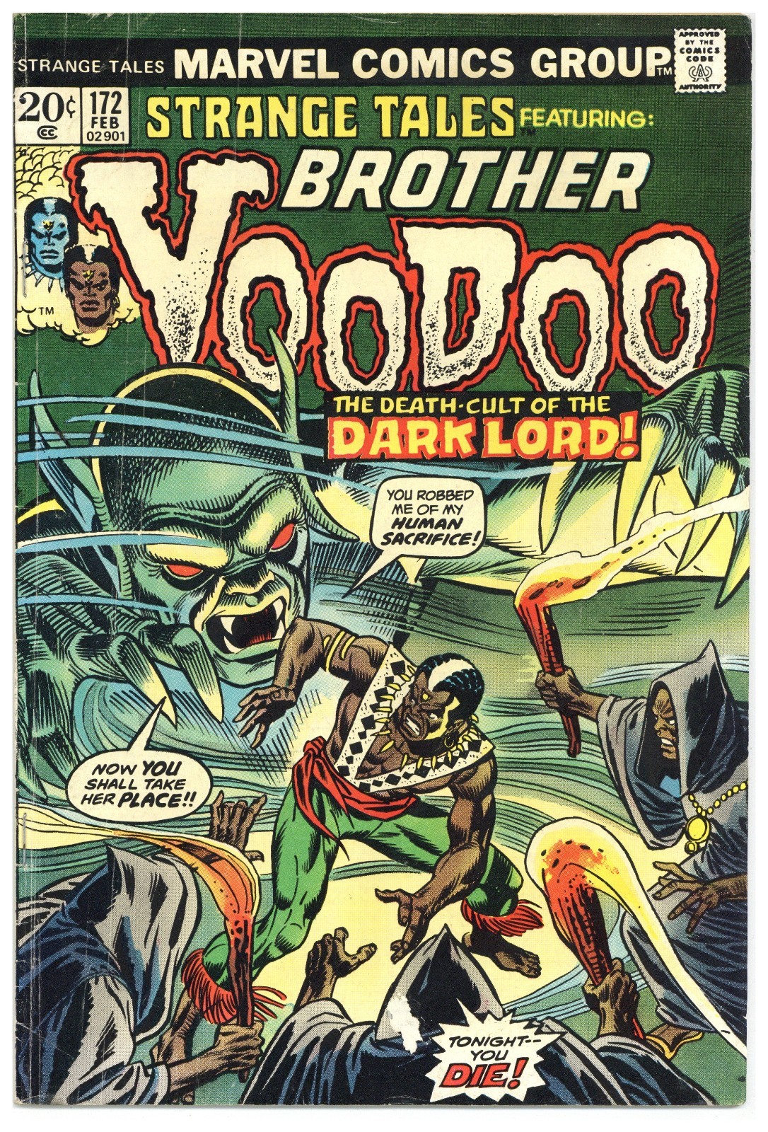 Strange Tales # 172 VERY GOOD February 1974 Gil Kane, Frank Giacoia cover