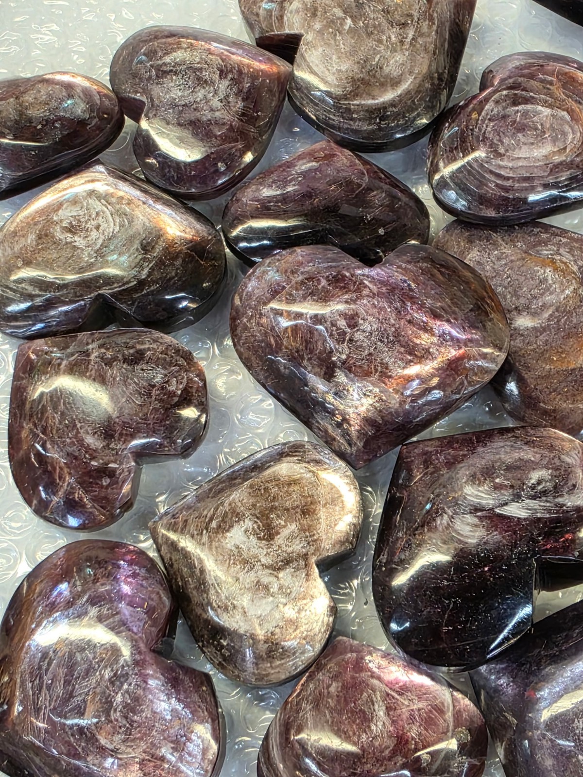 High Grade Gem Lepidolite Heart. One Heart. Ships From Arizona.