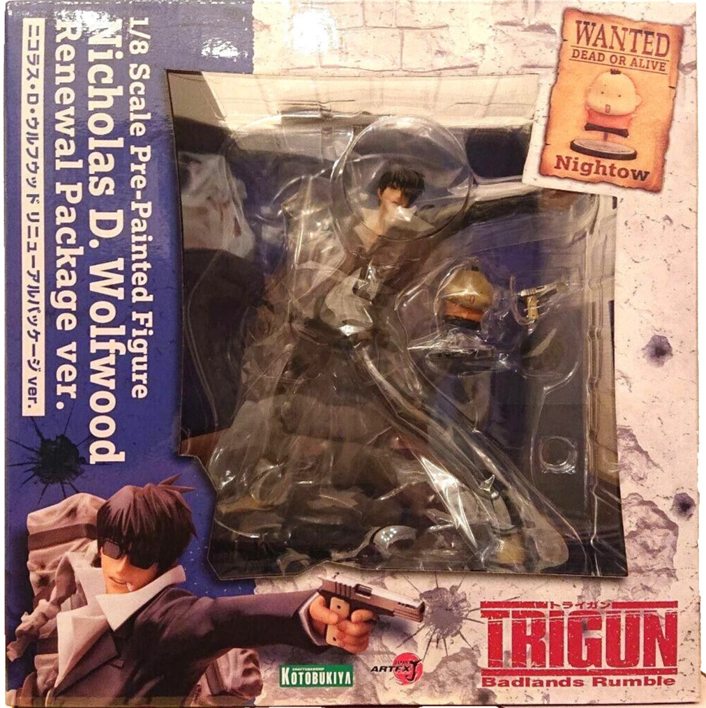 Kotobukiya ARTFX J Trigun Nicholas D. Wolfwood Renewal Package Figure