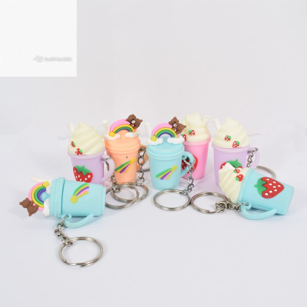 50PCS Bulk Keychains Set, Split Keychains Rings with Chain 1 Inch, Key Rings