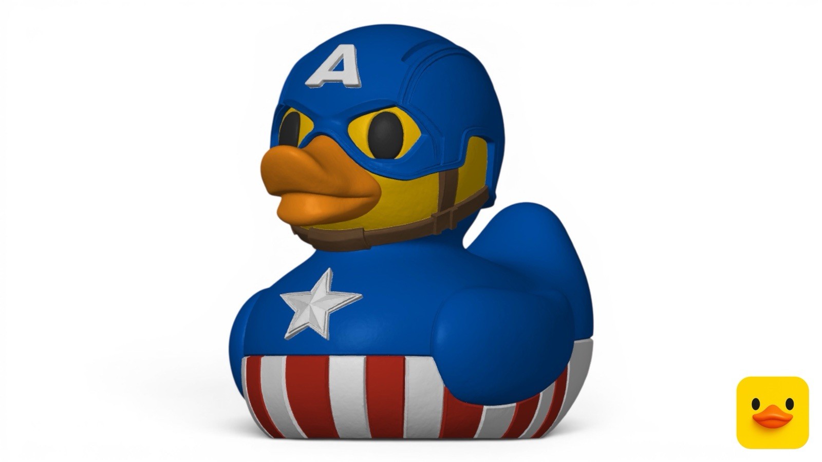 Capitan America Duck For Jeep, Hero Duck Superhero Duck