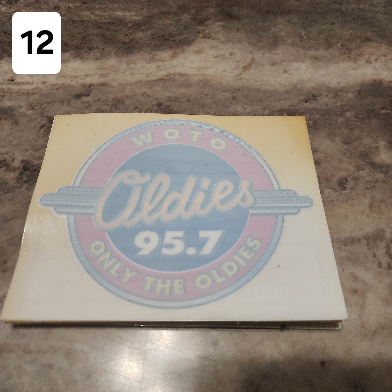 Classic ROCK 103, EAGLE, 96X Memphis Radio Station Stickers from 1980s-90s Era.