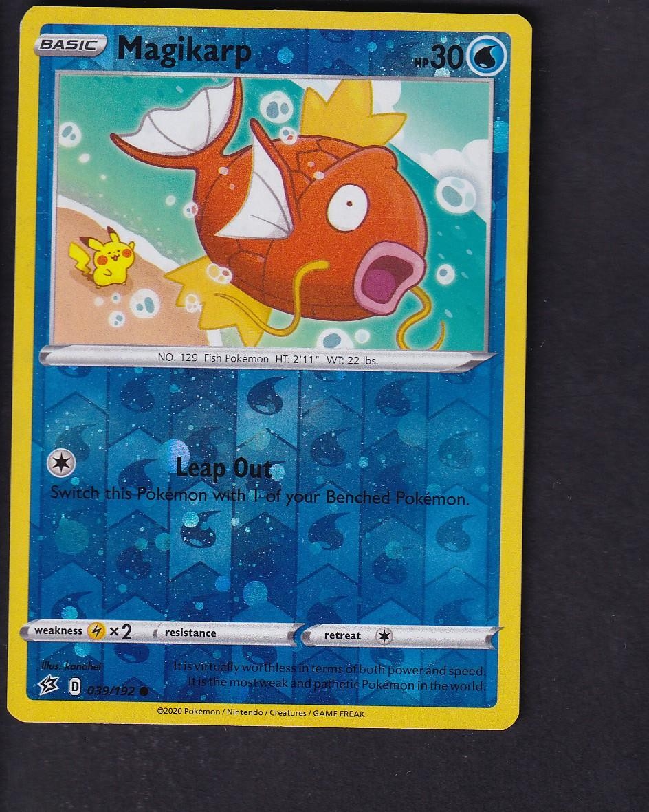 Magikarp 039/192 Reverse Holo Cosmo Costco Promo Rebel Clash Pokemon Near Mint