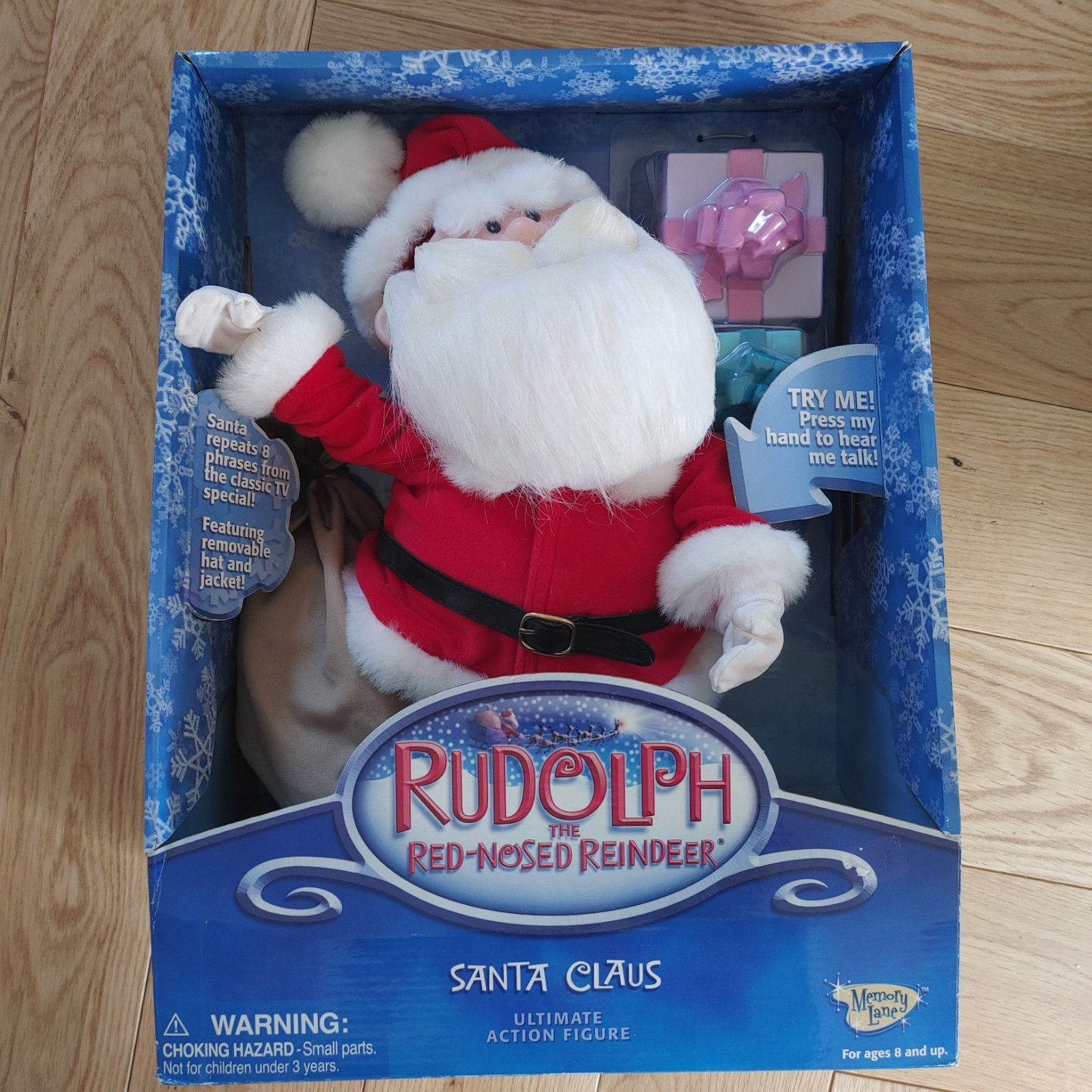 NEW 2003 Playing Mantis Memory Lane Rudolph Santa Claus Ultimate Action Figure