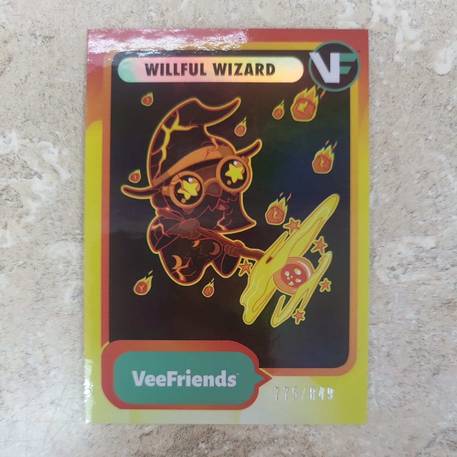 VeeFriends Willful Wizard 2023 Exclusive Lava 775/849
