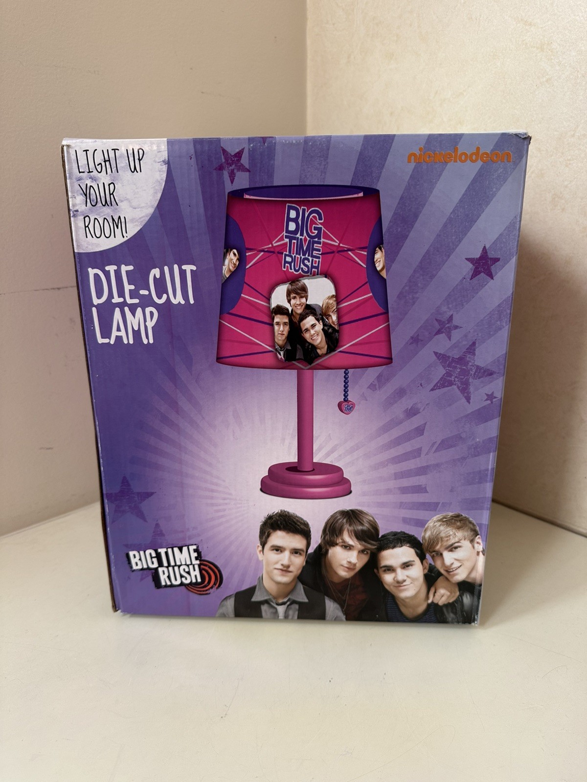 Nickelodeon Big Time Rush Die-Cut Table Lamp