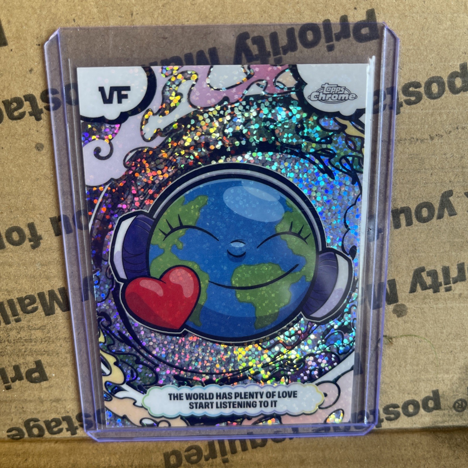 2026 Topps Chrome VeeFriends THE WORLD HAS PLENTY OF LOVE Manga Speckle #SSA-90