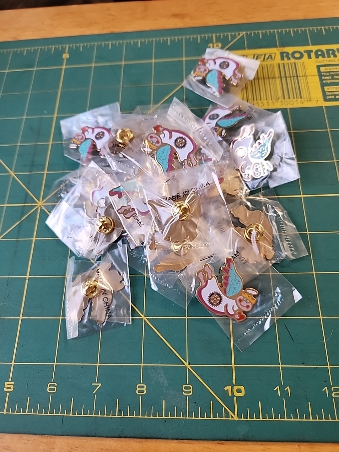 20 New In Bags Rotary International Angel Pins