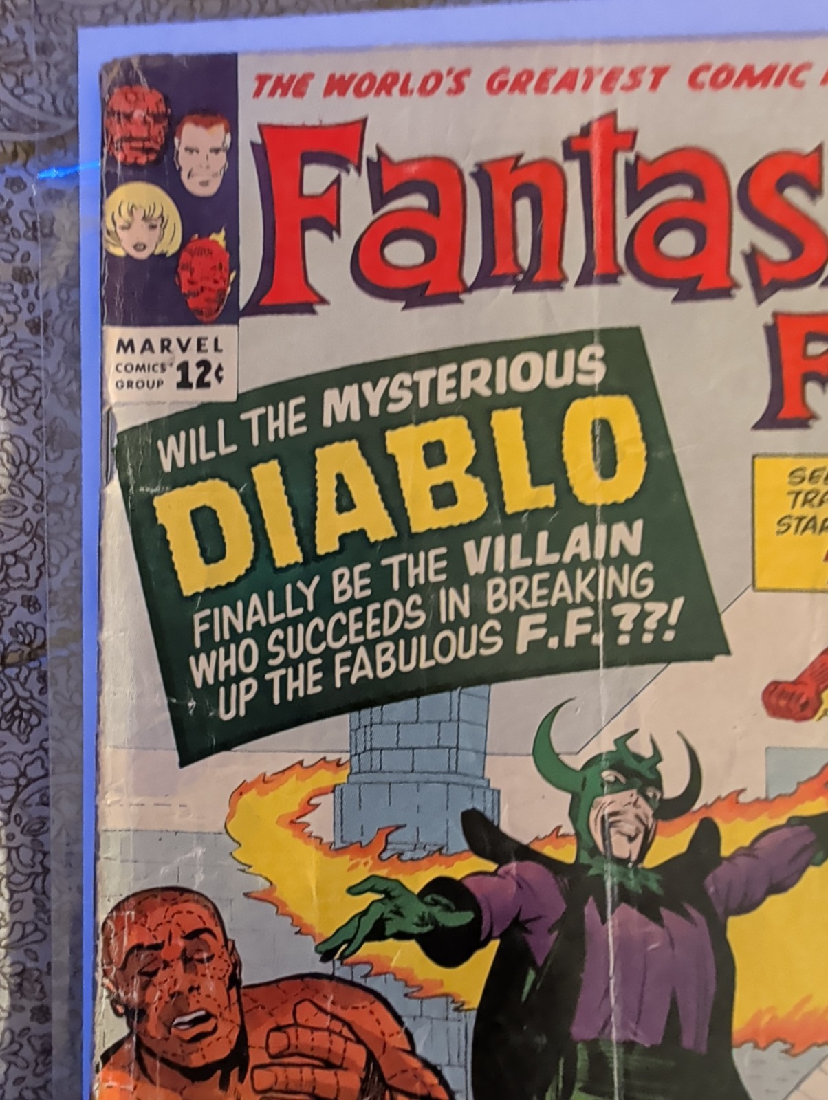 Fantastic Four #30 Kirby/Stone & Lee. 1st App. Diablo 1964