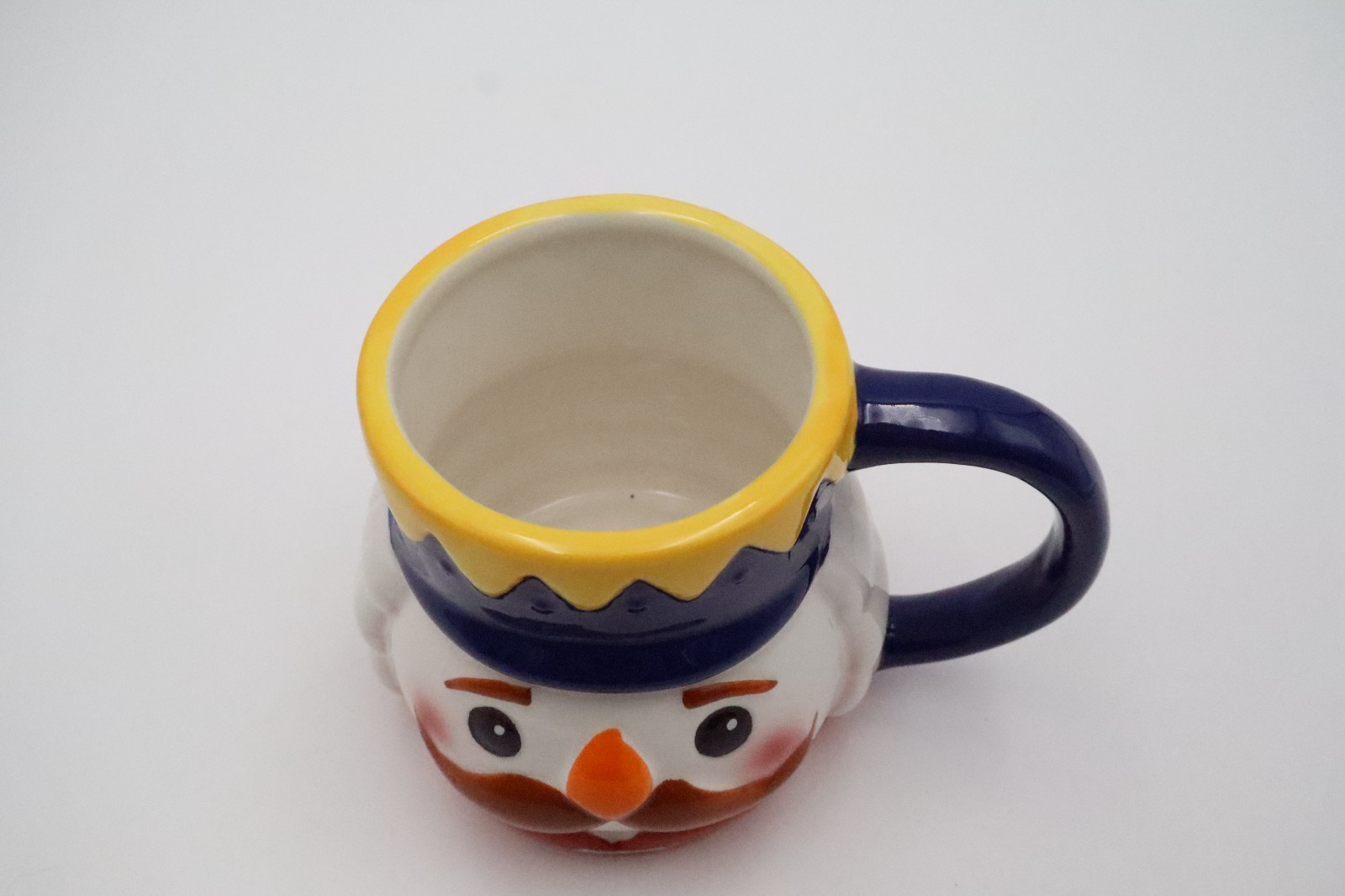 Nutcracker Face Ceramic Coffee Mug Christmas Holiday Cup Hand Wash Only