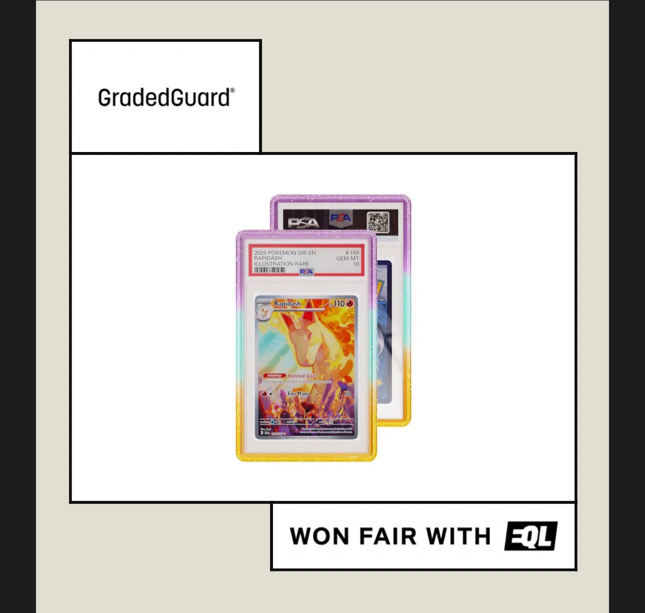 GradedGuard PSA Graded Case Guard Protector Oasis Limited Edition /5000 PREORDER
