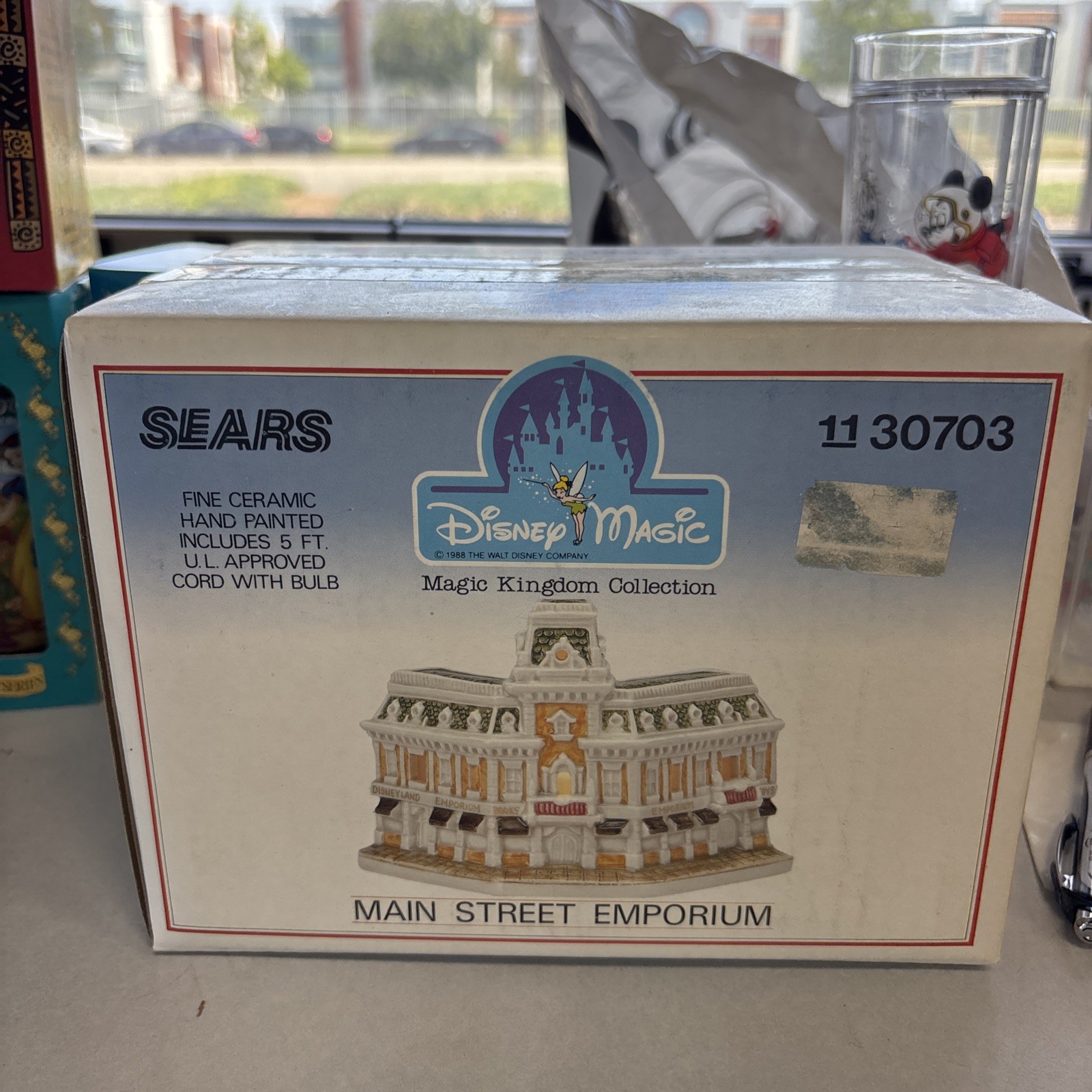 Vintage Sears Disney Main Street Emporium Magic Kingdom Collection Lighted NOB