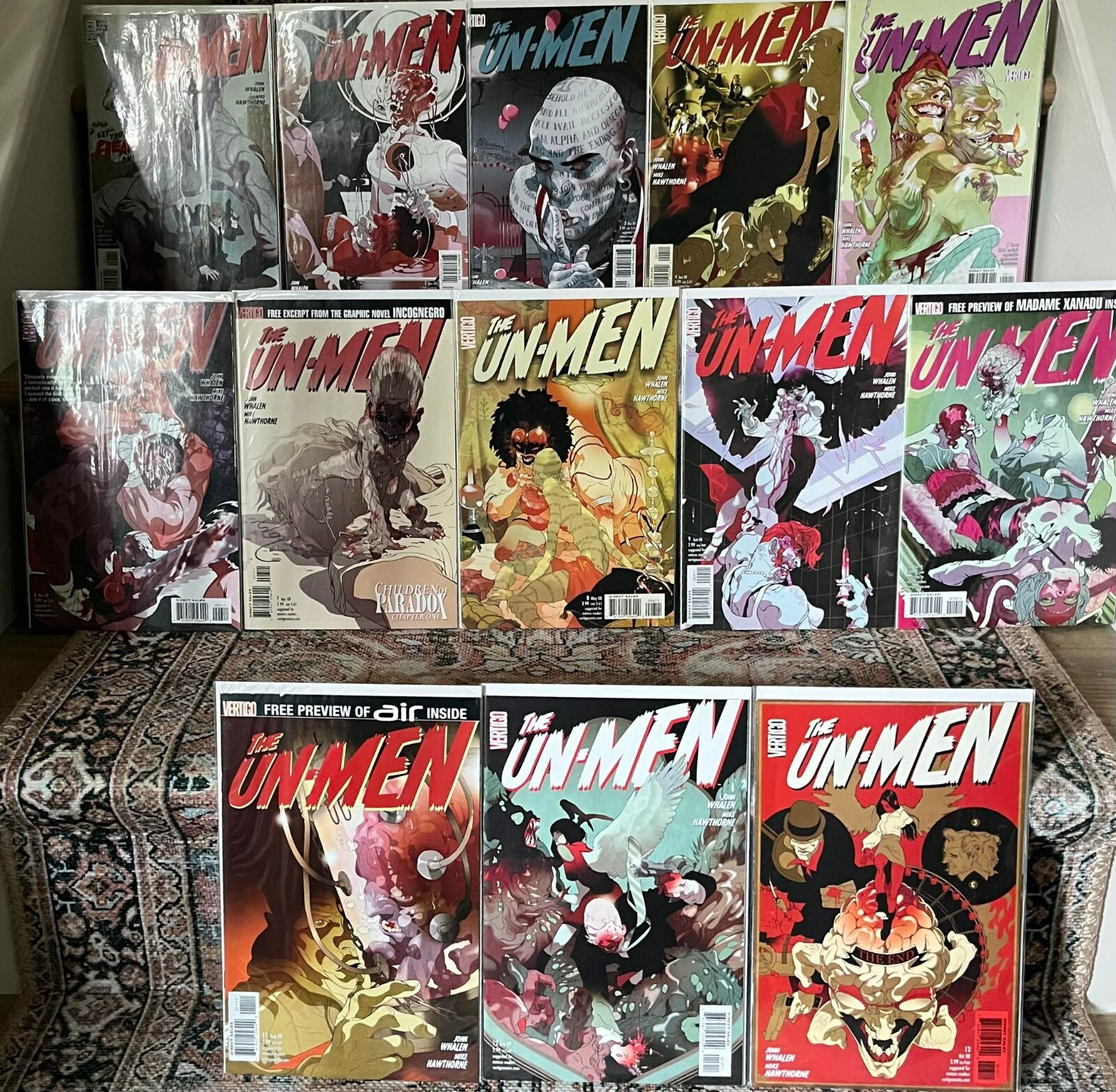 THE UN-MEN #1-#13 SET (NM- to NM) DC VERTIGO