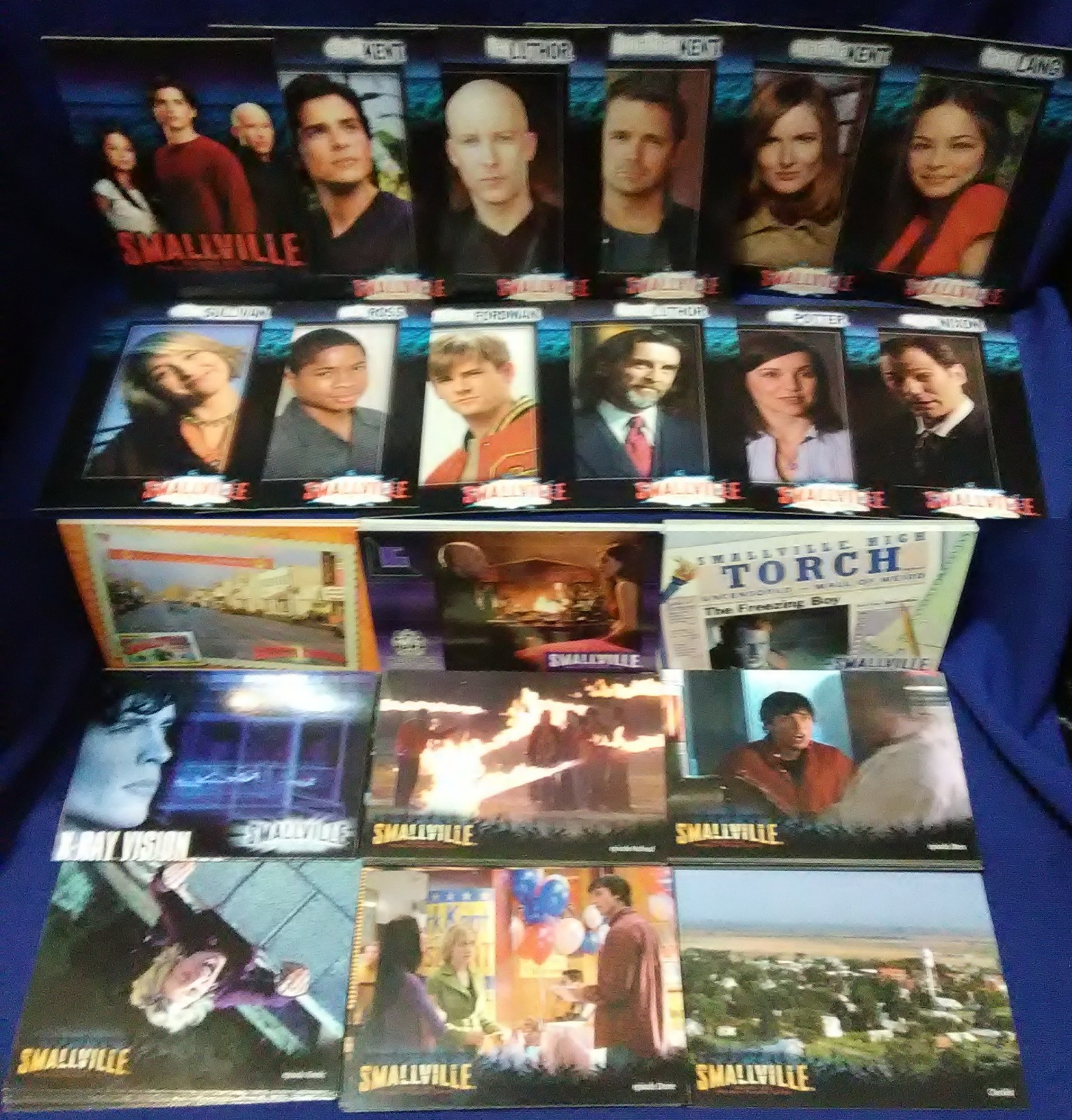 2002 inkworks Smallville Season One trading card SET