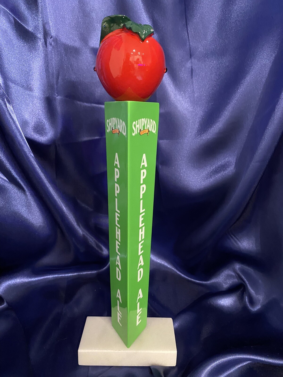 Shipyard Brewing – 12.25? Applehead Ale Beer Tap Handle – New No Box