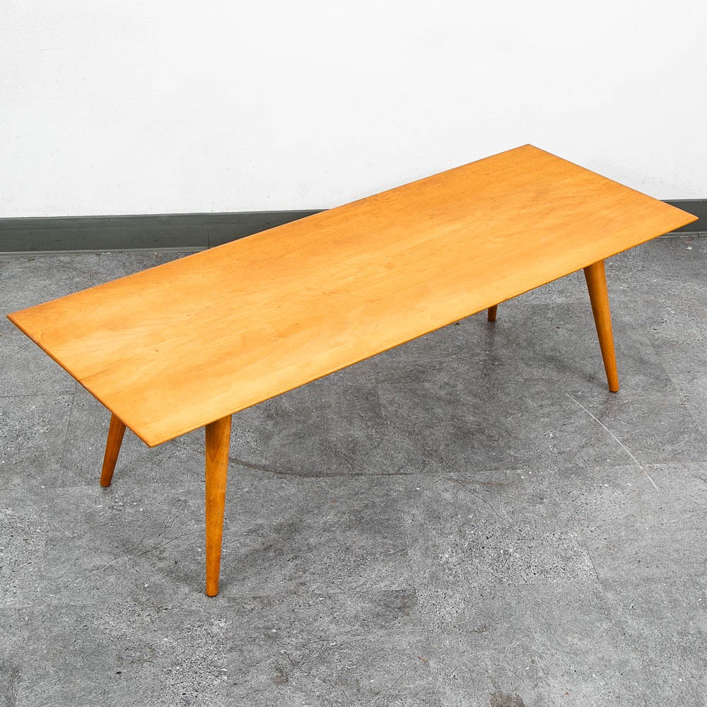 Mid Century Modern Coffee Table Paul McCobb Planner Group Blonde Maple Mcm